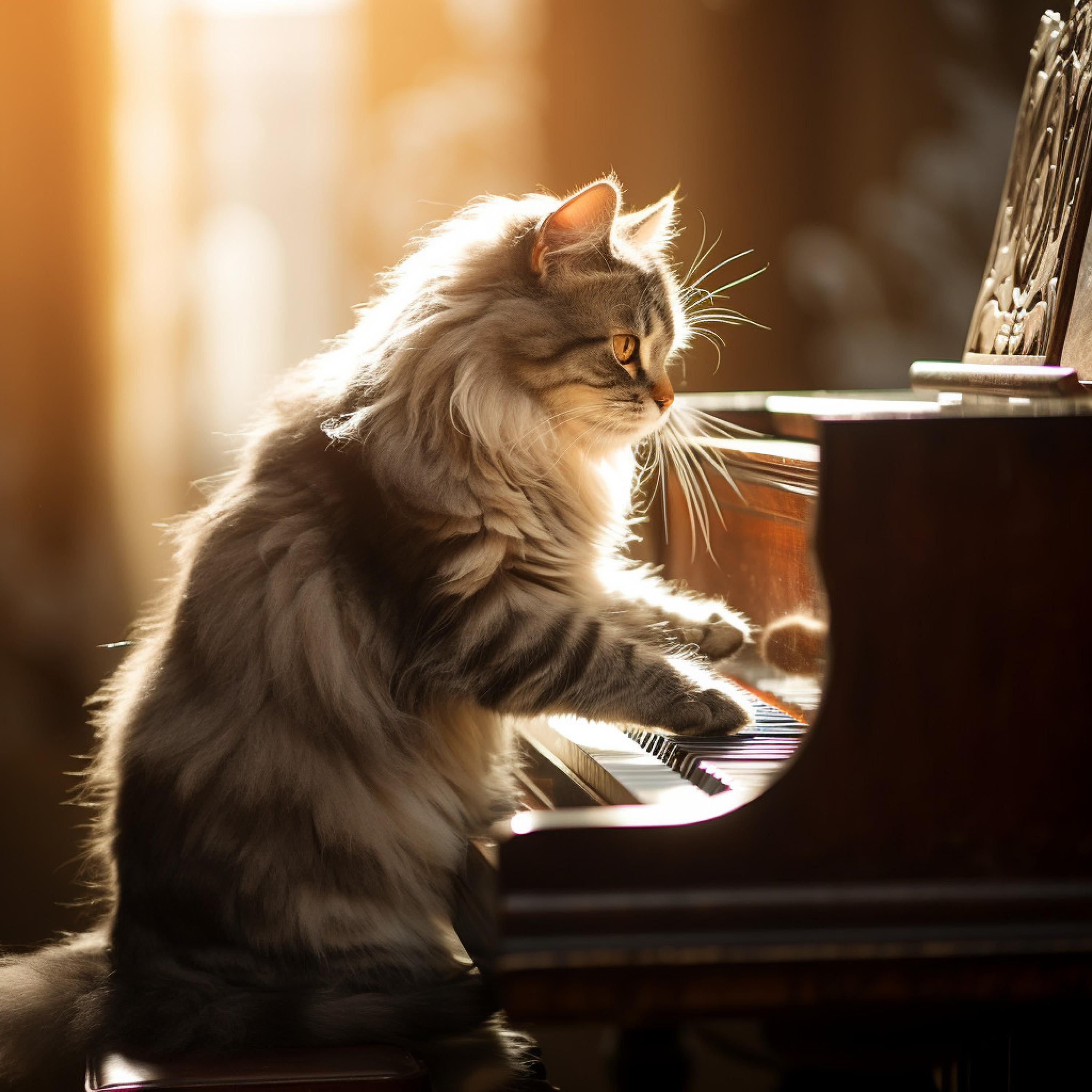 Cat Music - Feline Piano Playful Echo