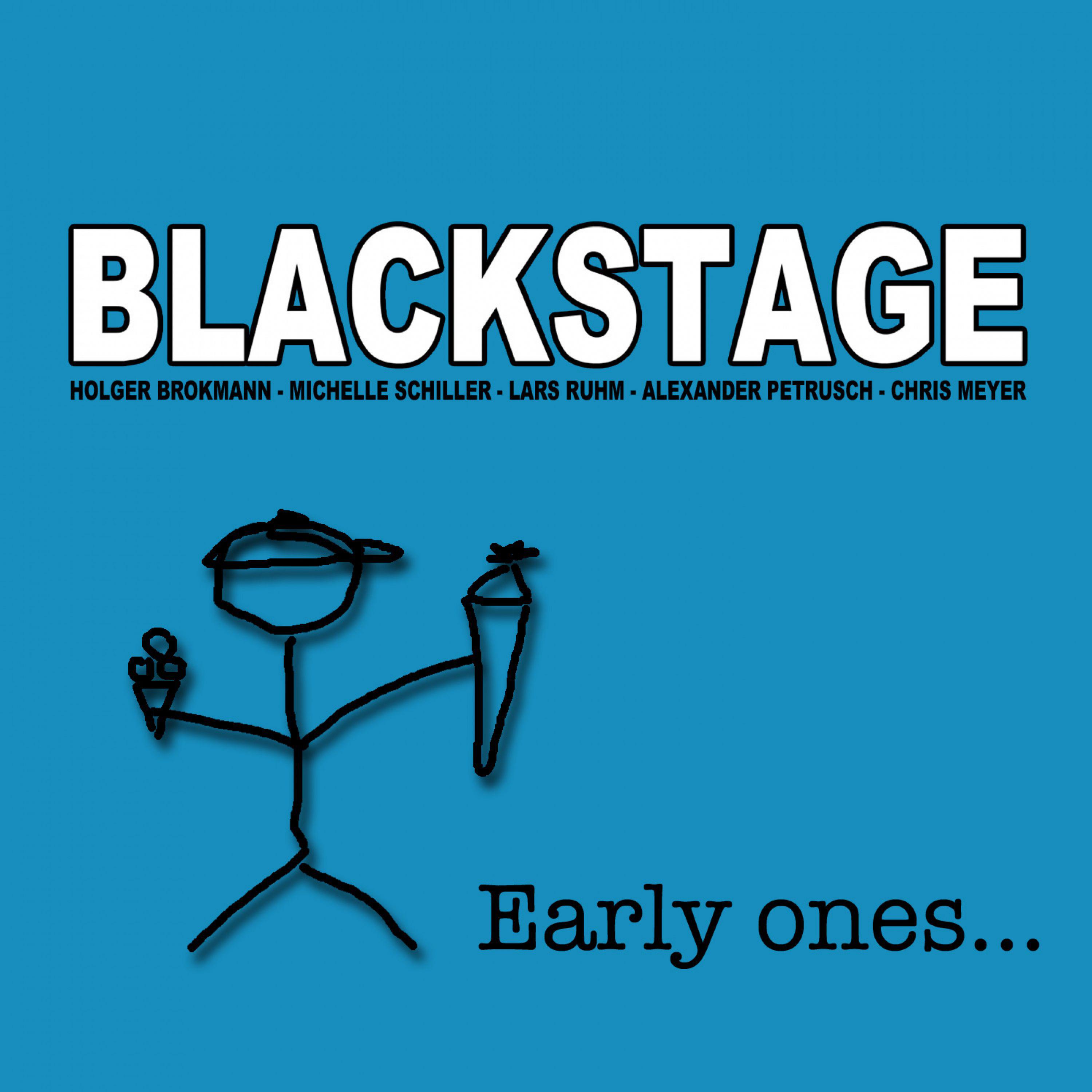 one black stage图片