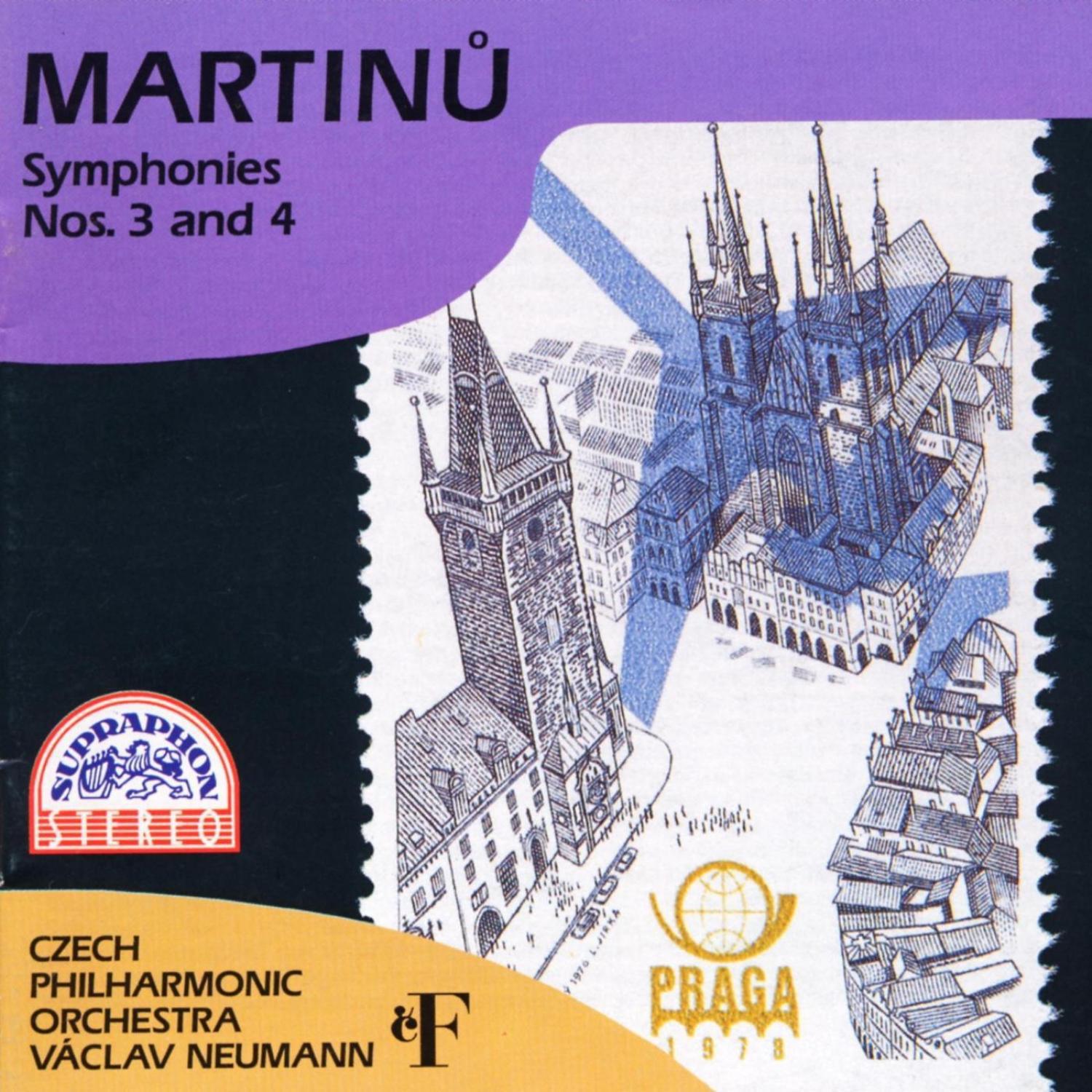 Martinů: Symphonies Nos. 3 & 4专辑