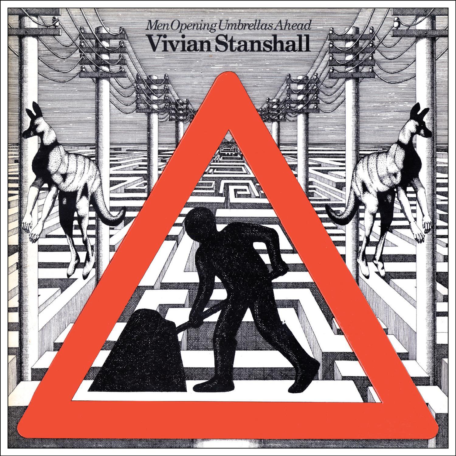 Men Opening Umbrellas Ahead