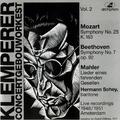 MOZART, W.A. / BEETHOVEN, L. van: Symphonies (Concertgebouw Orchestra, Klemperer) (1948-1951)