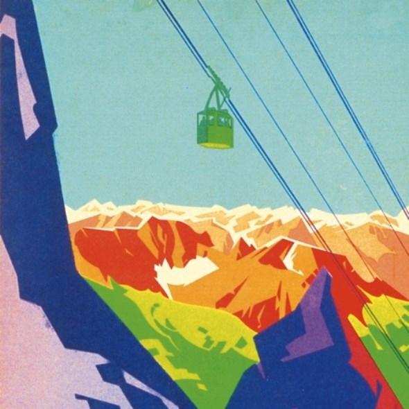 Blick auf die Alpen