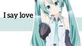 I say love专辑