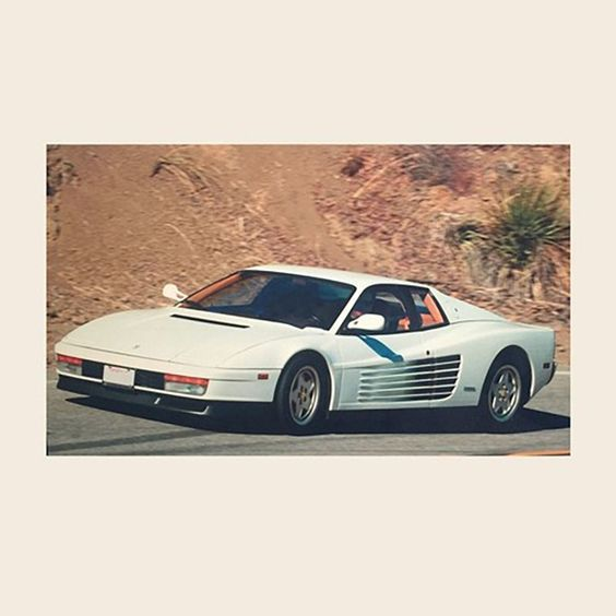 white ferrari