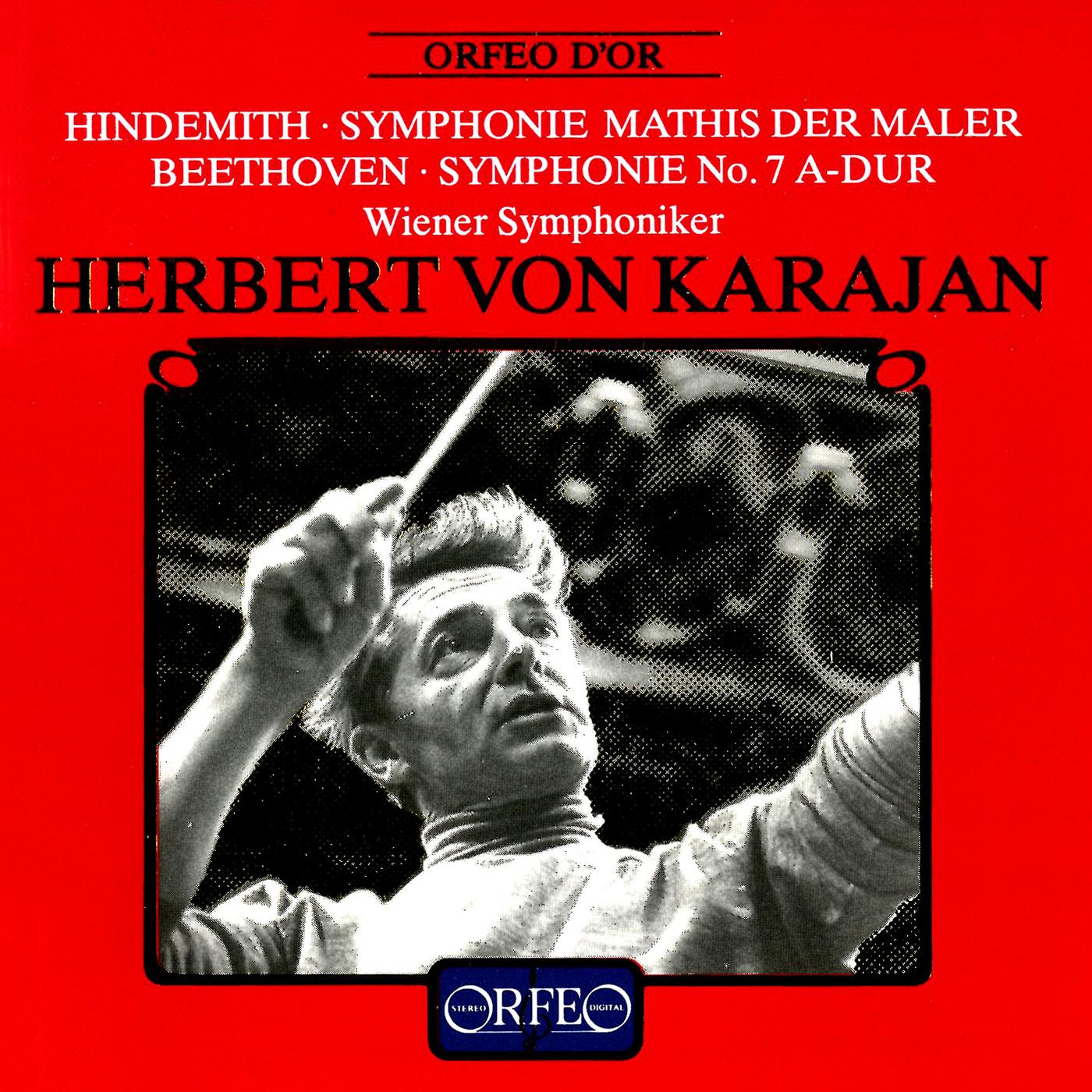 HINDEMITH, P.: Symphony, "Mathis der Maler" / BEETHOVEN, L. van: Symphony No. 7 (Vienna Symphony, Karajan)