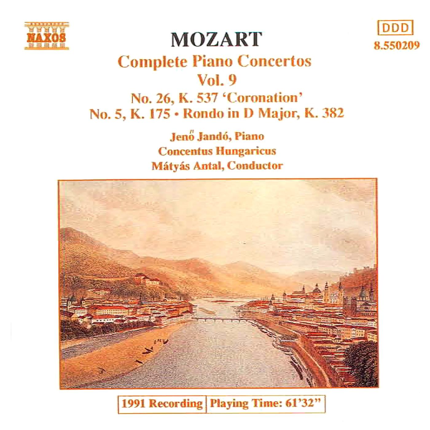 MOZART: Piano Concertos Nos. 5 and 26 / Rondo, K. 382