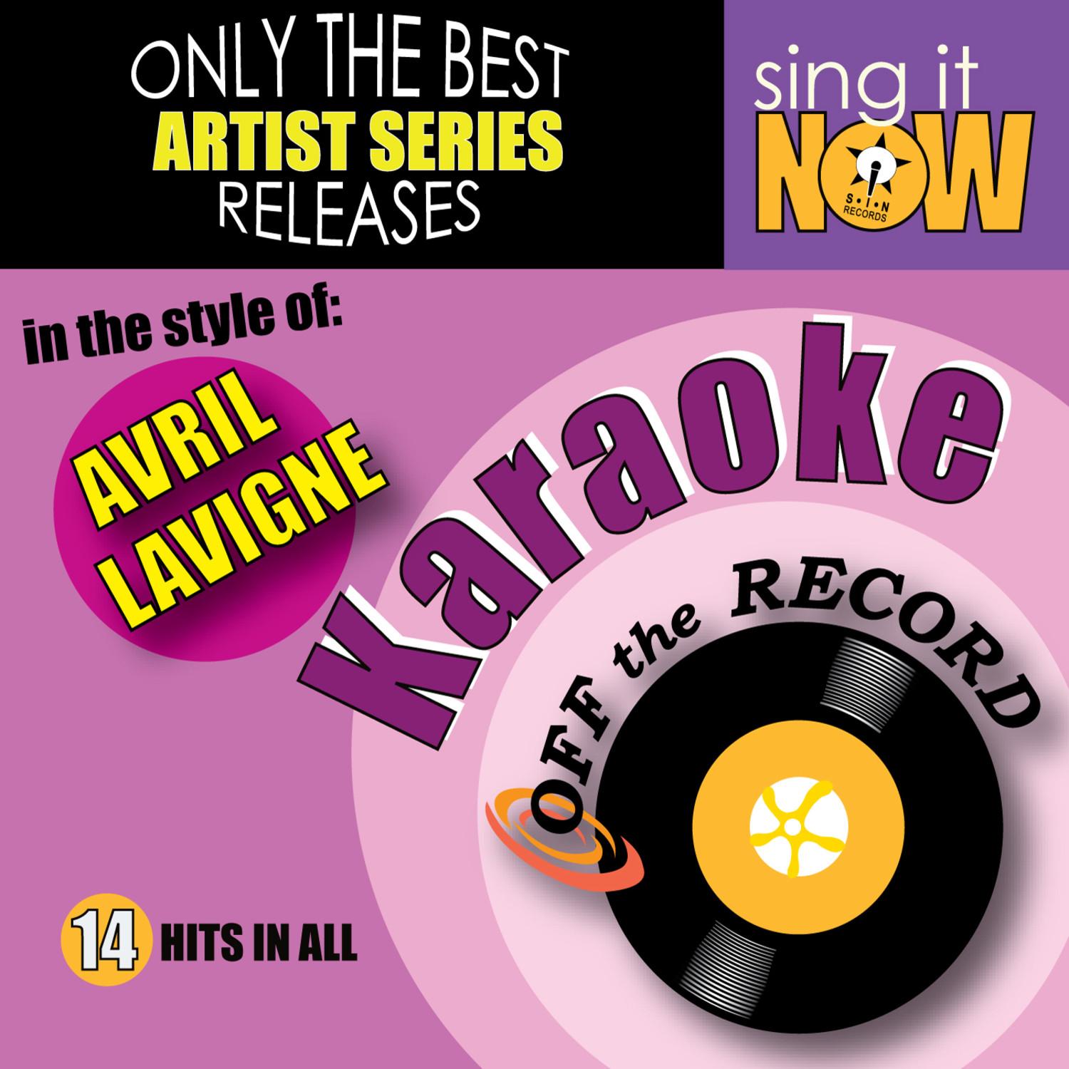 Karaoke - In The Style Of Avril Lavigne