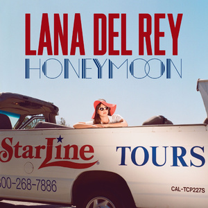 Lana Del Rey - Honeymoon (LA to the Moon Tour Karaoke) 带和声伴奏 （升3半音）