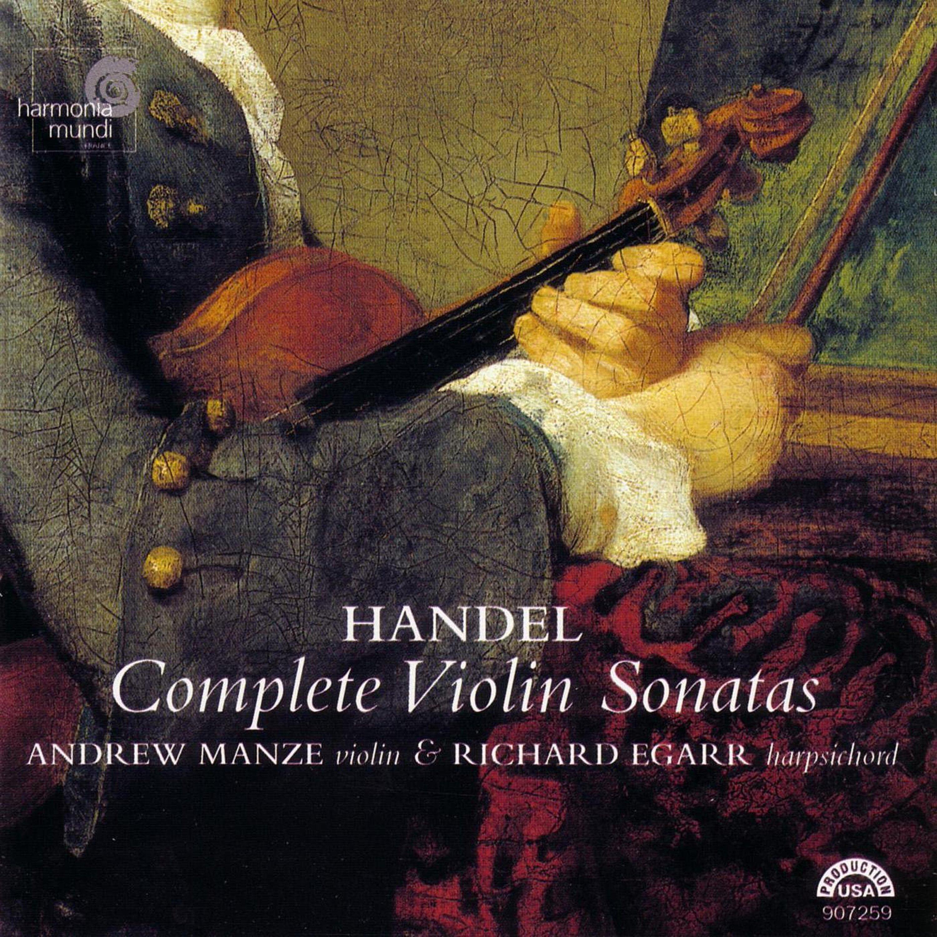 Violin Sonata in D Major, HWV 371: I. Affettuoso