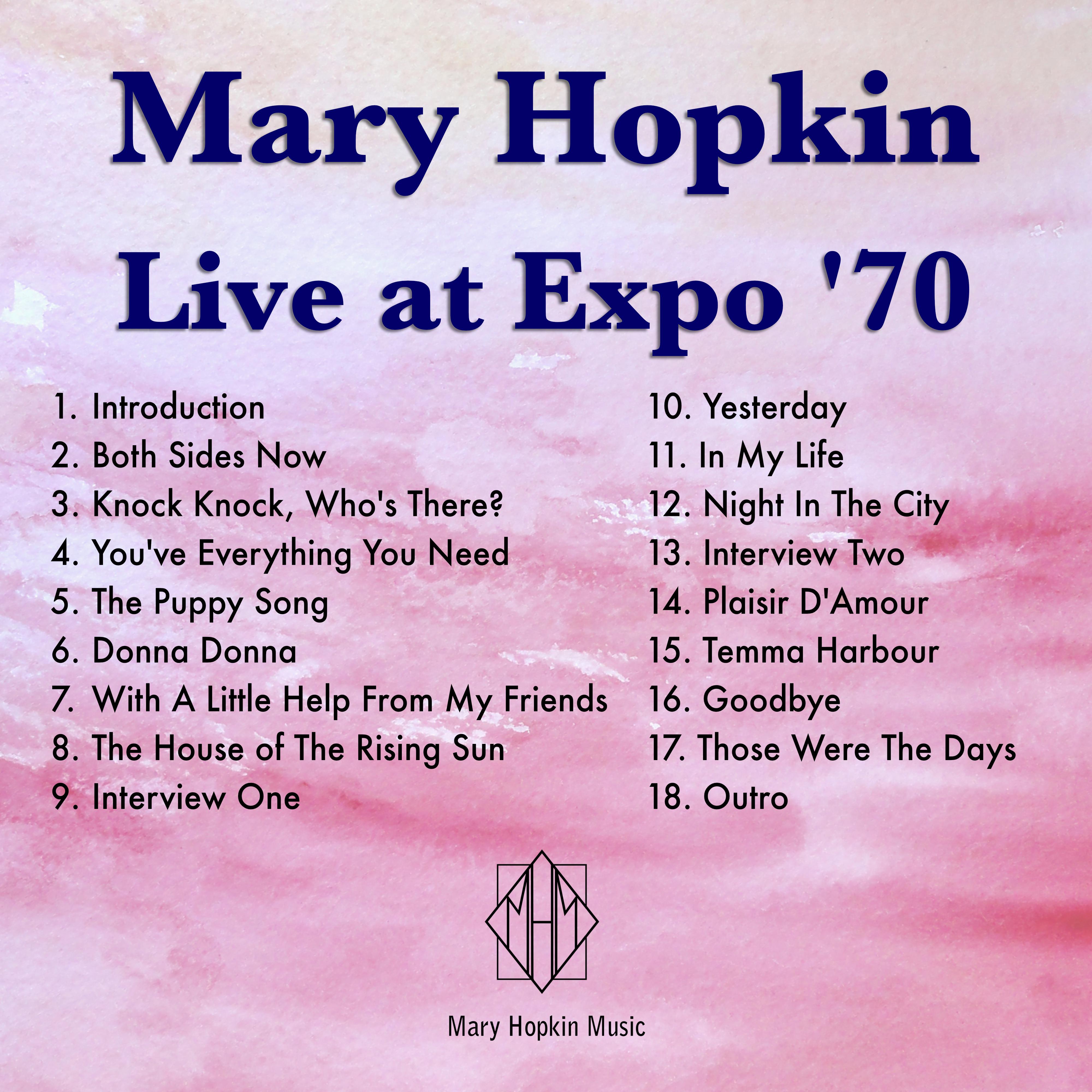Mary Hopkin - Goodbye (Live)