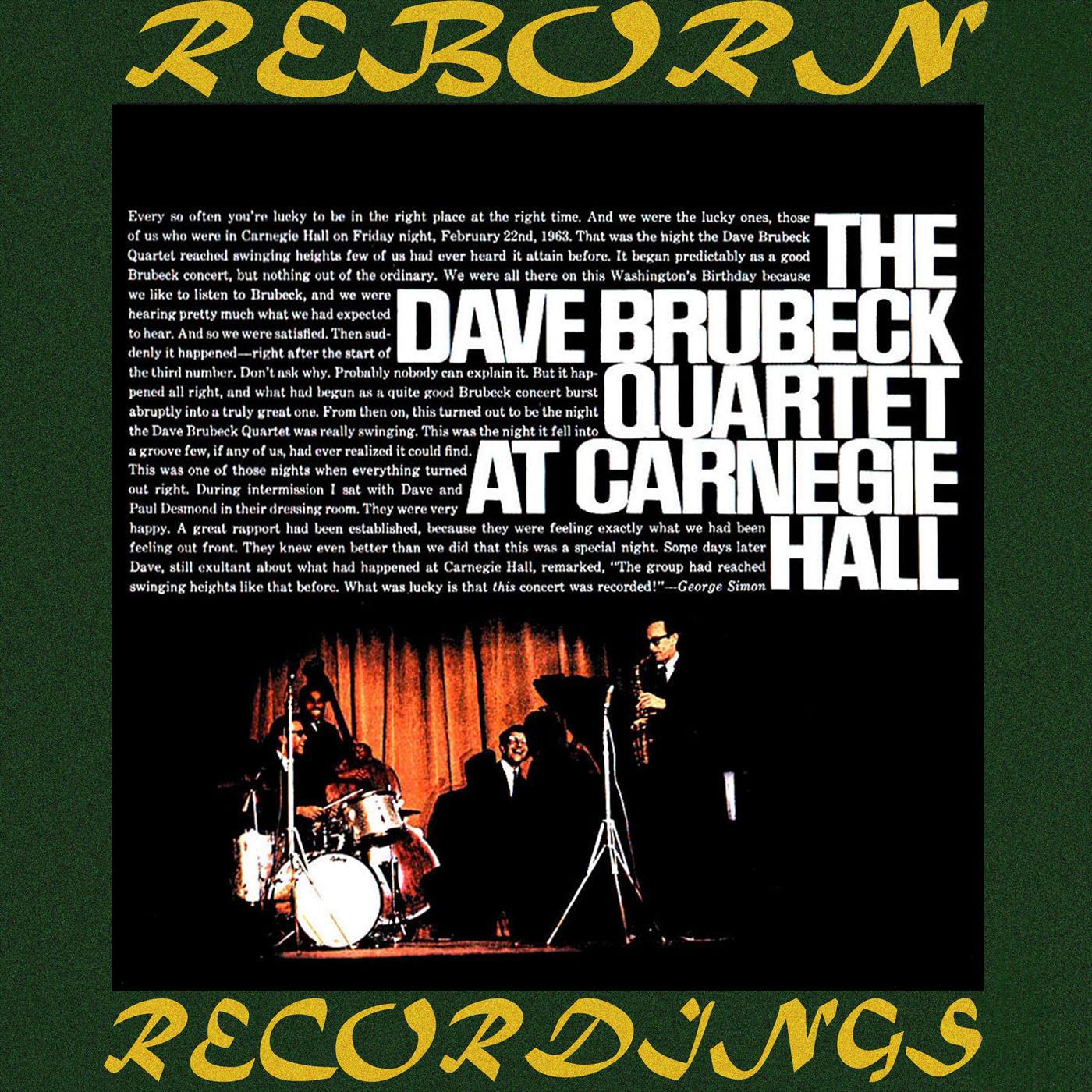 The Dave Brubeck Quartet at Carnegie Hall (HD Remastered)专辑