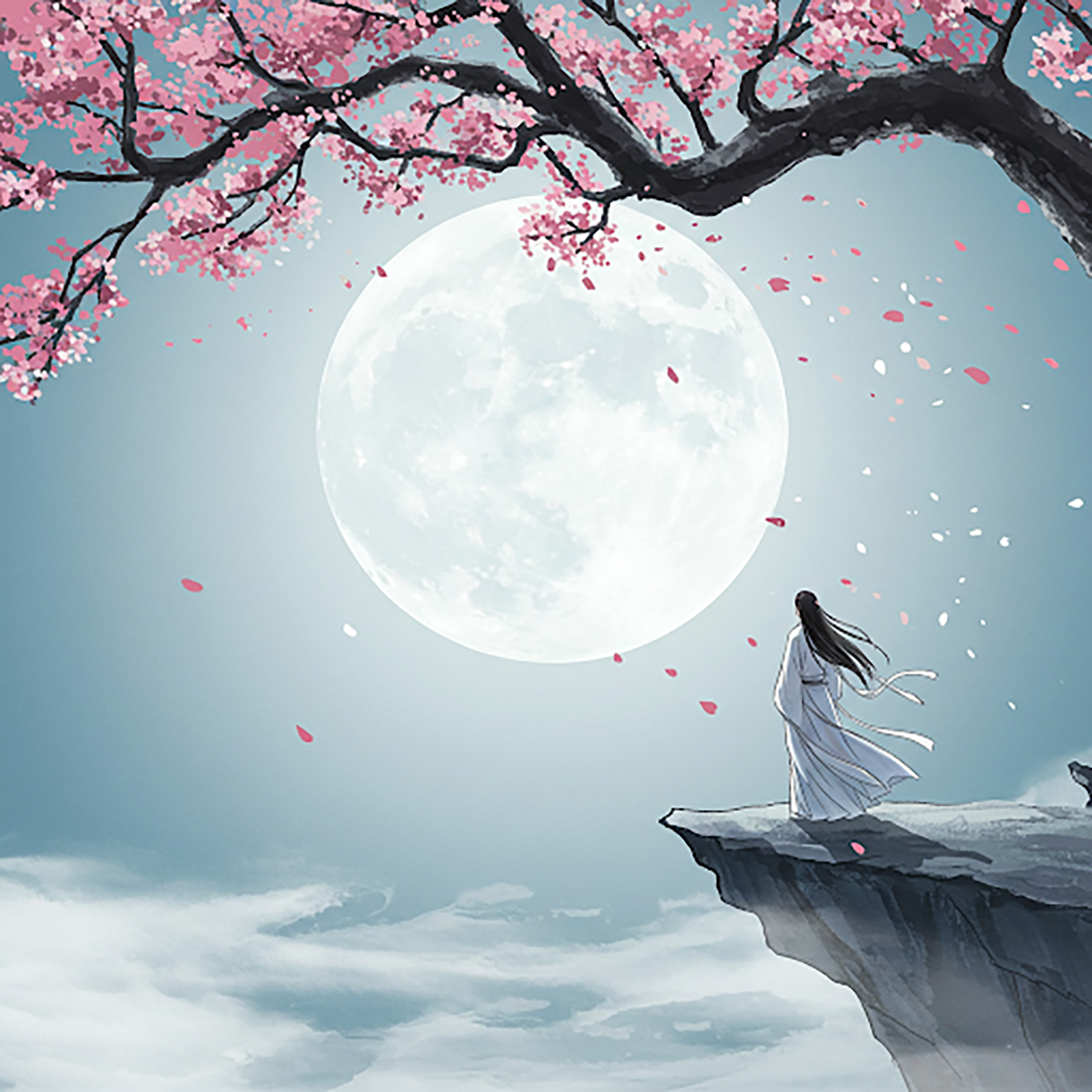 月隐花落