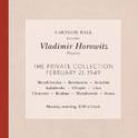 Vladimir Horowitz live at Carnegie Hall - Recital February 21, 1949: Mendelssohn, Beethoven, Scriabi专辑