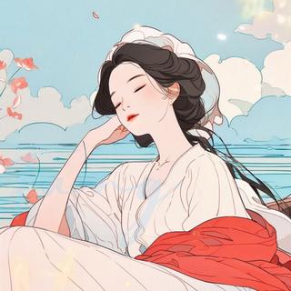 古风｜闲观庭前花开花落，静看天边云卷云舒