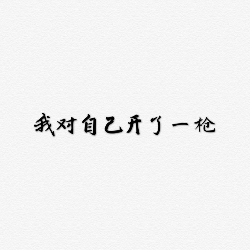 我对自己开了一枪专辑