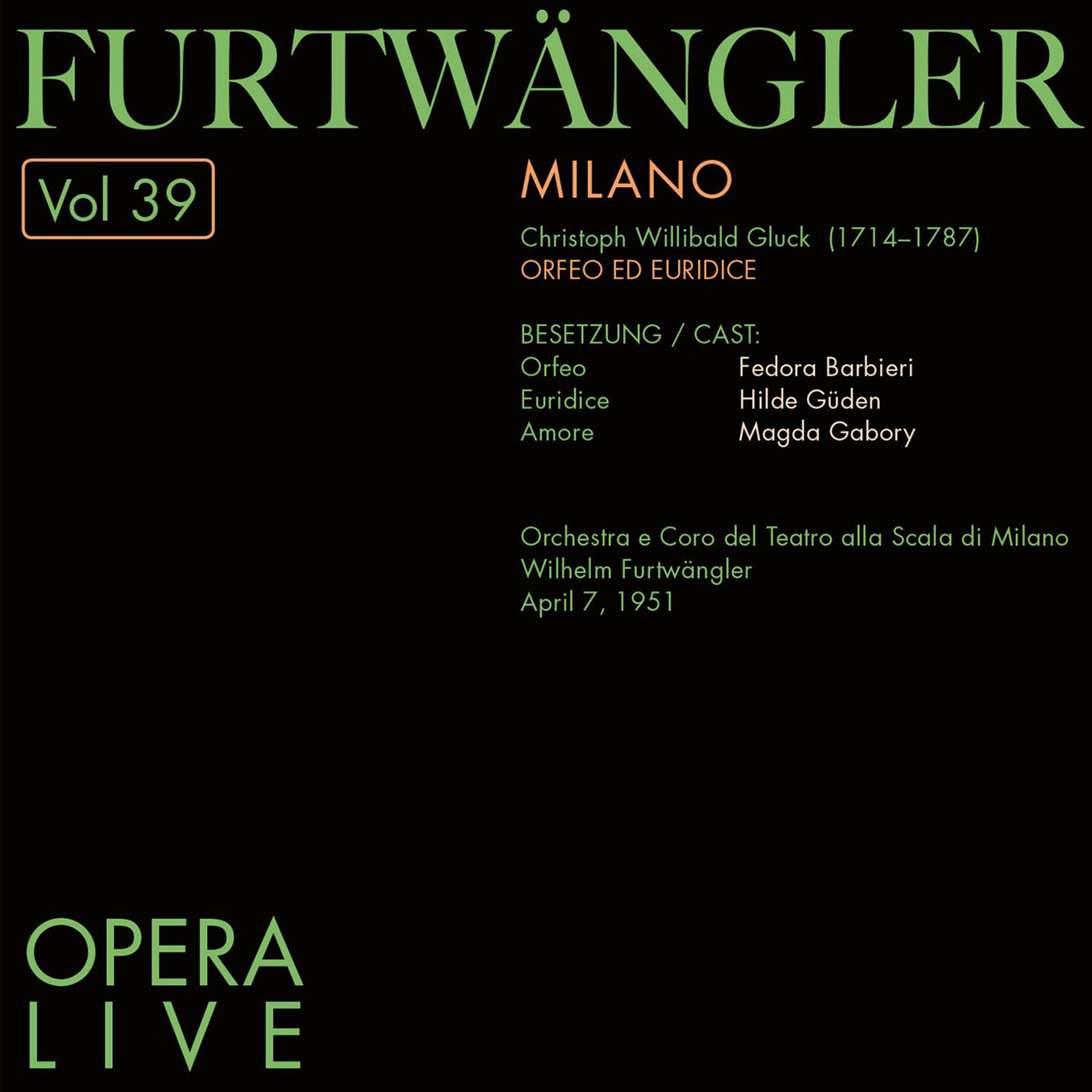 Furtwängler - Opera Live, Vol.39专辑