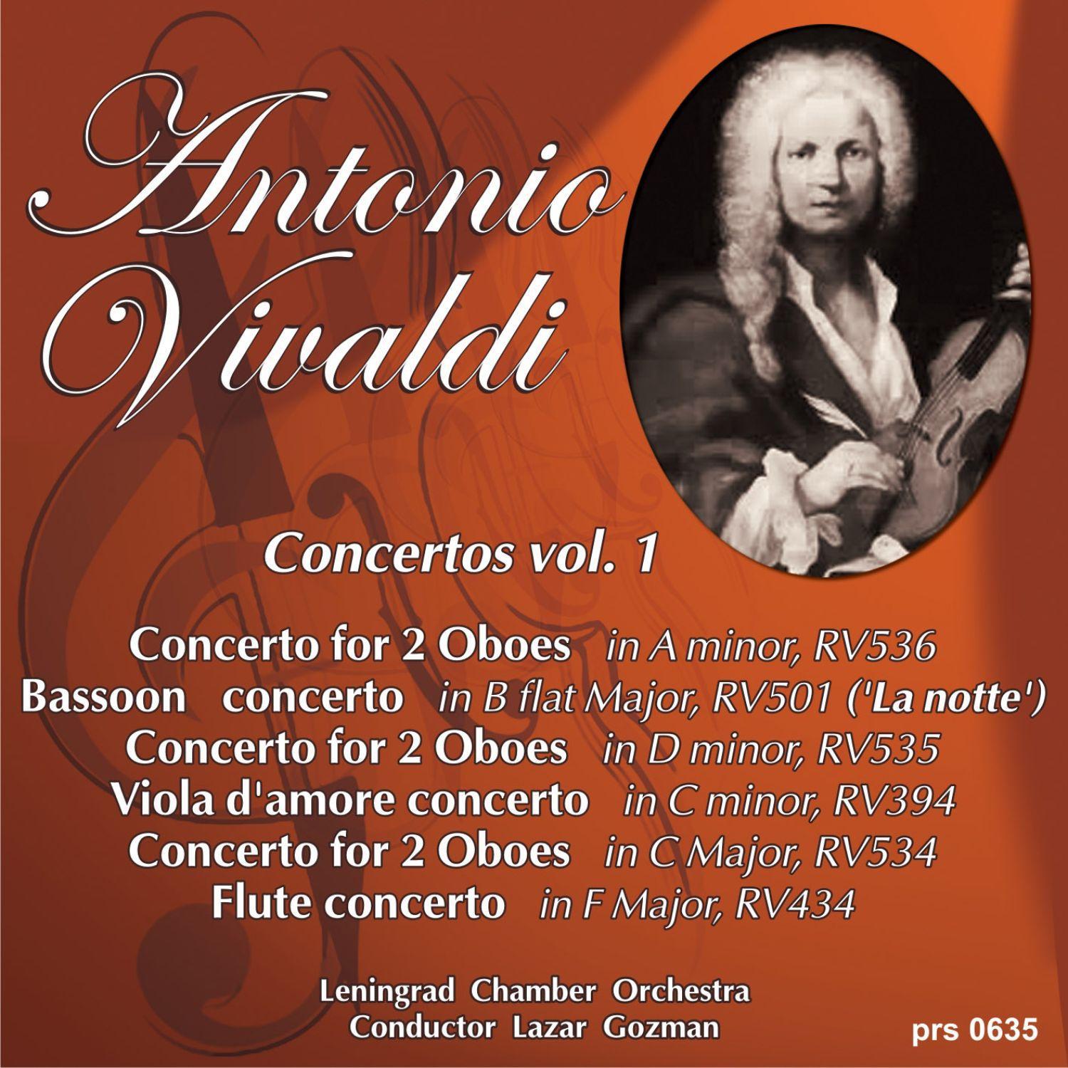 Vivaldi: Concerto for 2 Oboes in D Minor, RV535专辑