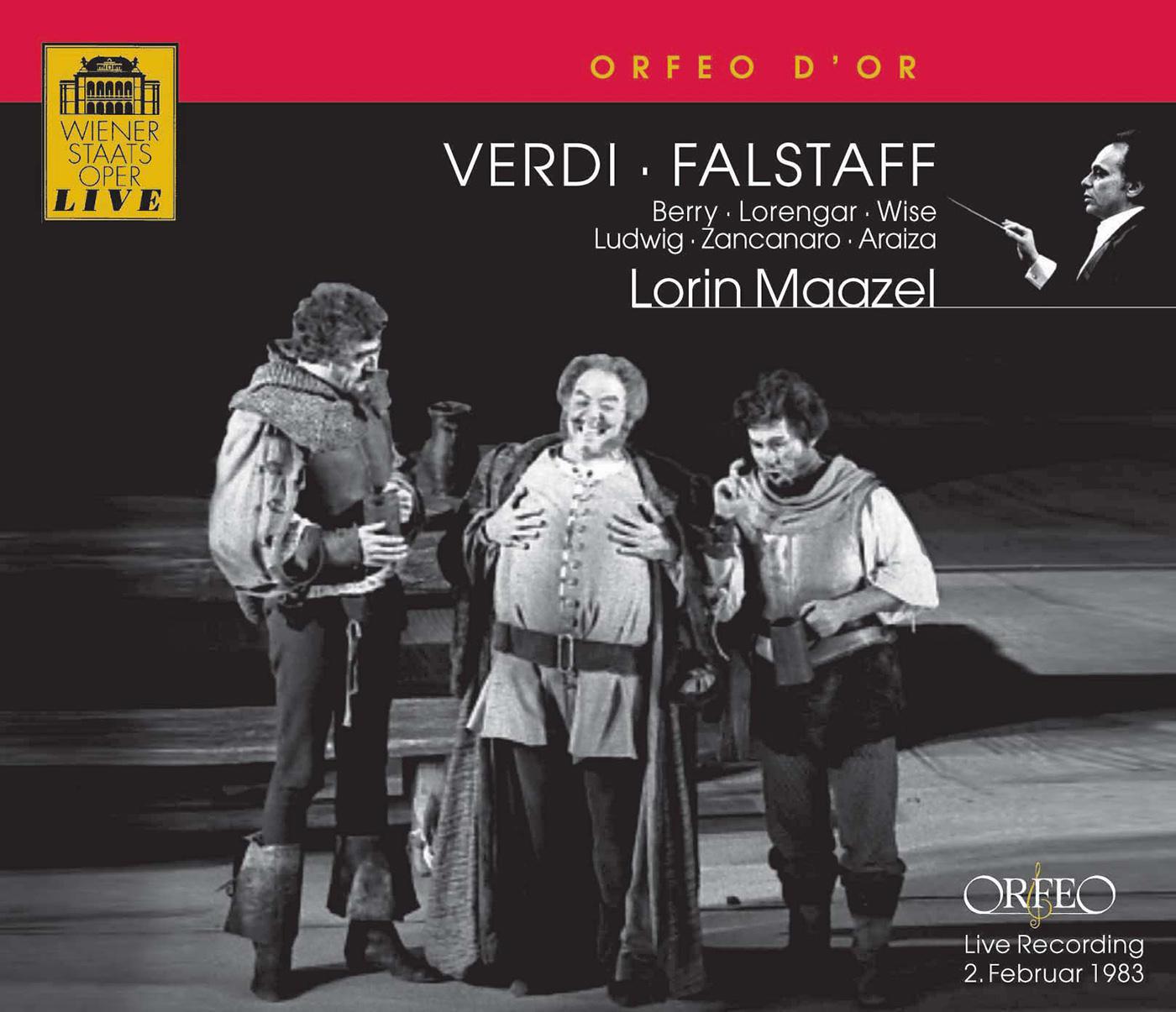 VERDI, G.: Falstaff [Opera] (Berry, Zancanaro, Araiza, Zednik, Gahmlich, Mazzola, Lorengar, Vienna S专辑