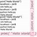 print('hello world')专辑