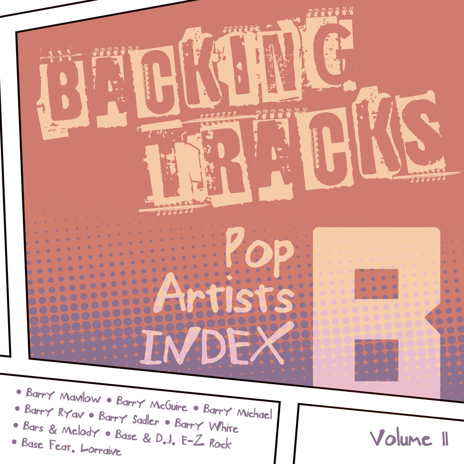 Backing Tracks / Pop Artists Index, B, (Barry Manilow / Barry Mcguire / Barry Michael / Barry Ryan /专辑