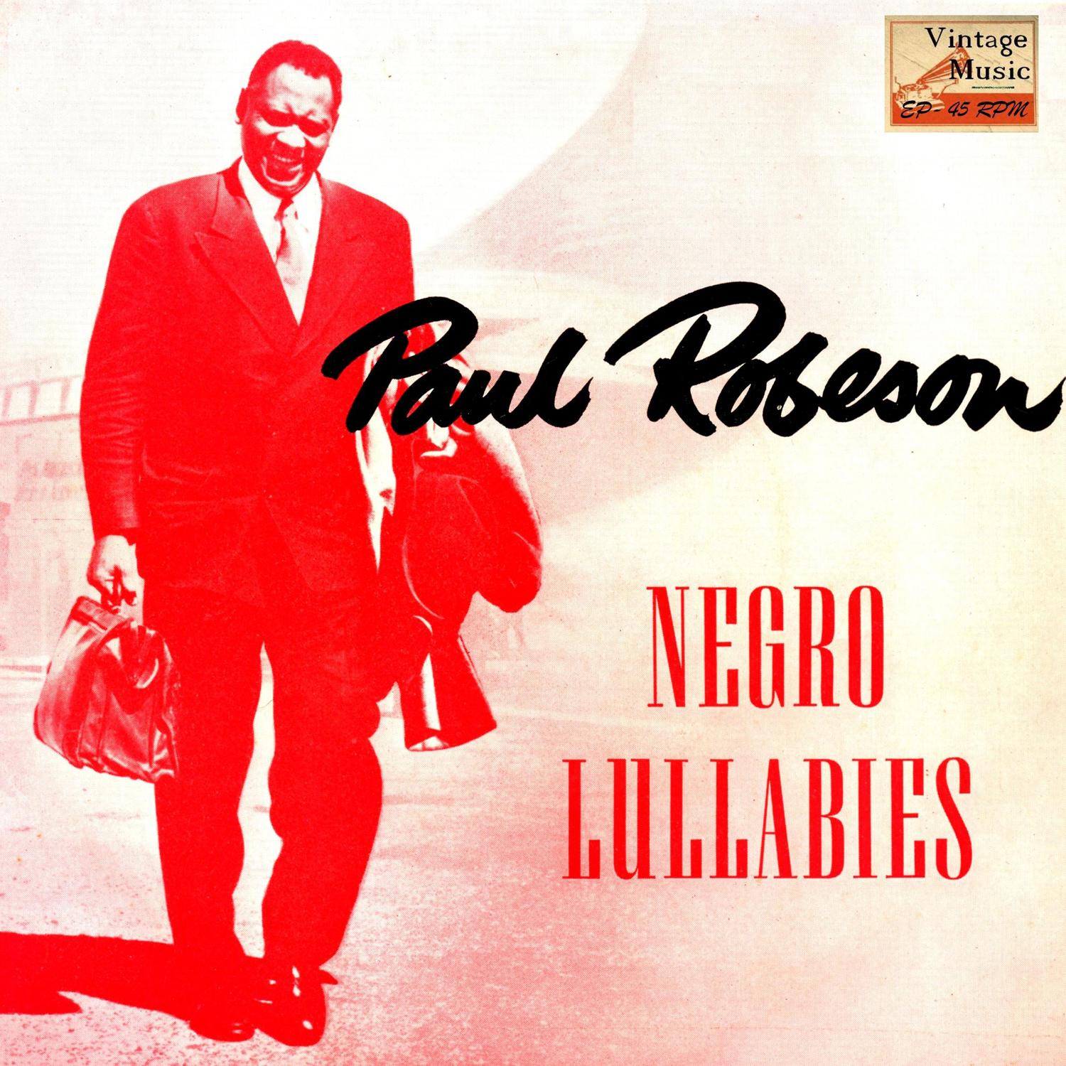 Vintage Vocal Jazz / Swing Nº 41 - EPs Collectors "Negro Lullabies" Paul Robeson Bass - Baritone