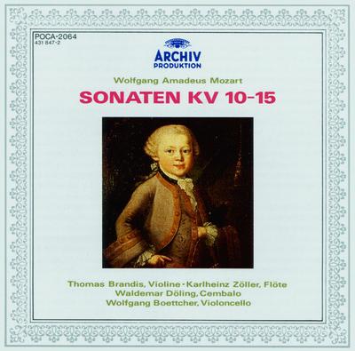 Sonata for Piano and Violin in B flat, K.15