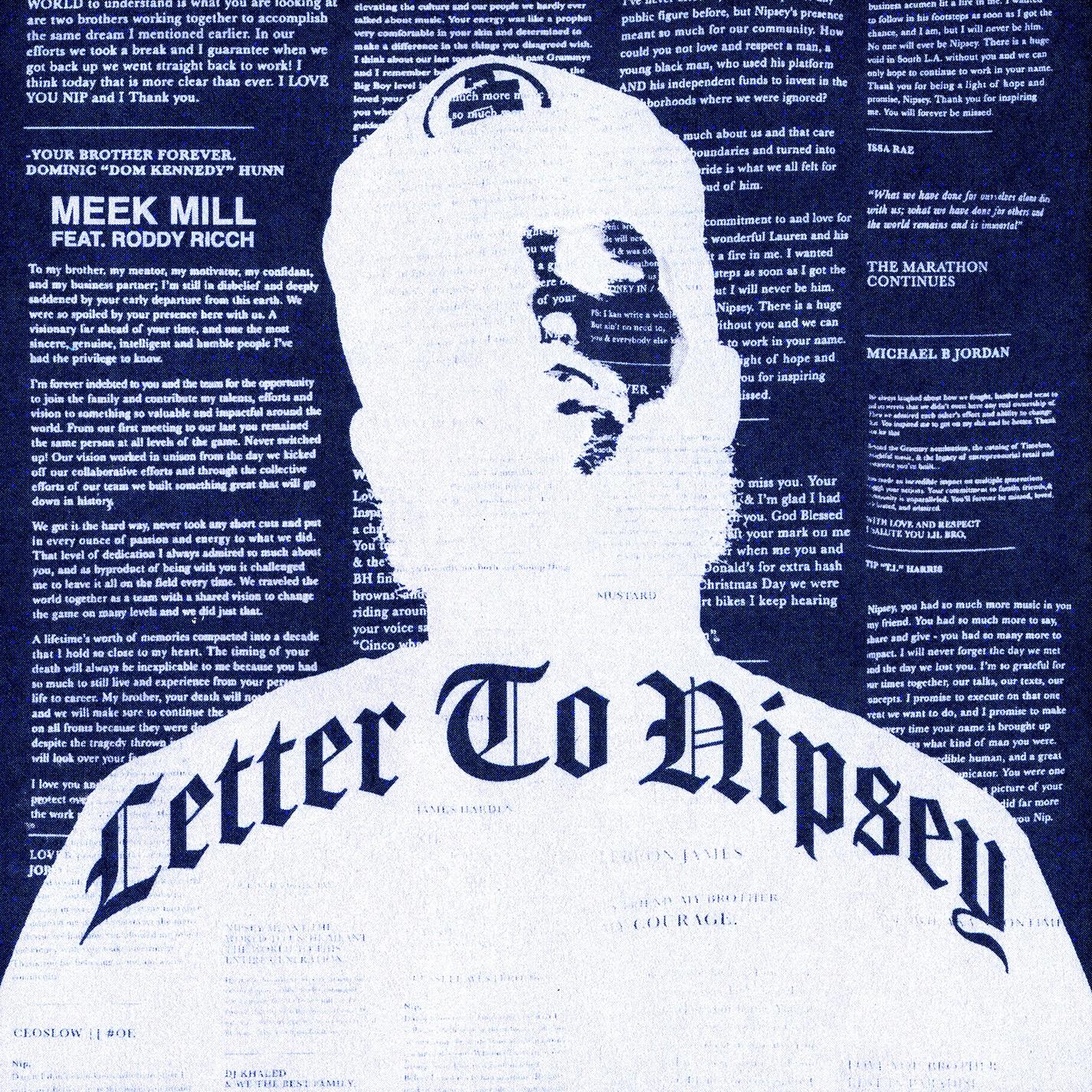 Letter to Nipsey (feat. Roddy Ricch)