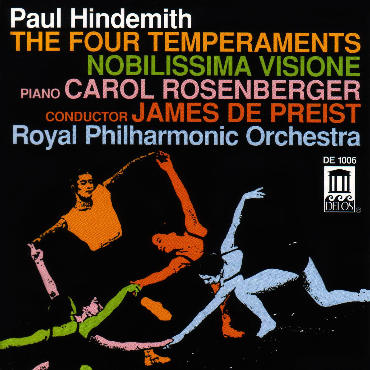 HINDEMITH, P.: 4 Temperaments (The) / Nobilissima visione Suite (Royal Philharmonic, DePreist)专辑