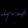what U need?