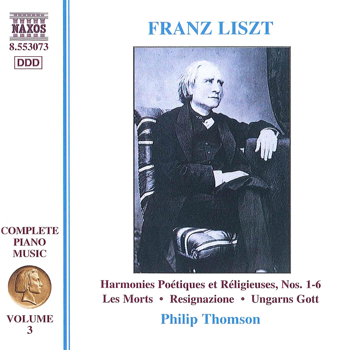 LISZT: Harmonies Poetiques et Religieuses Nos. 1-6 (Liszt Complete Piano Music, Vol. 3)