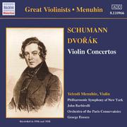 DVORAK / SCHUMANN: Violin Concertos (Menuhin) (1936, 1938)