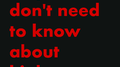 All you don't need to know about hiphop专辑