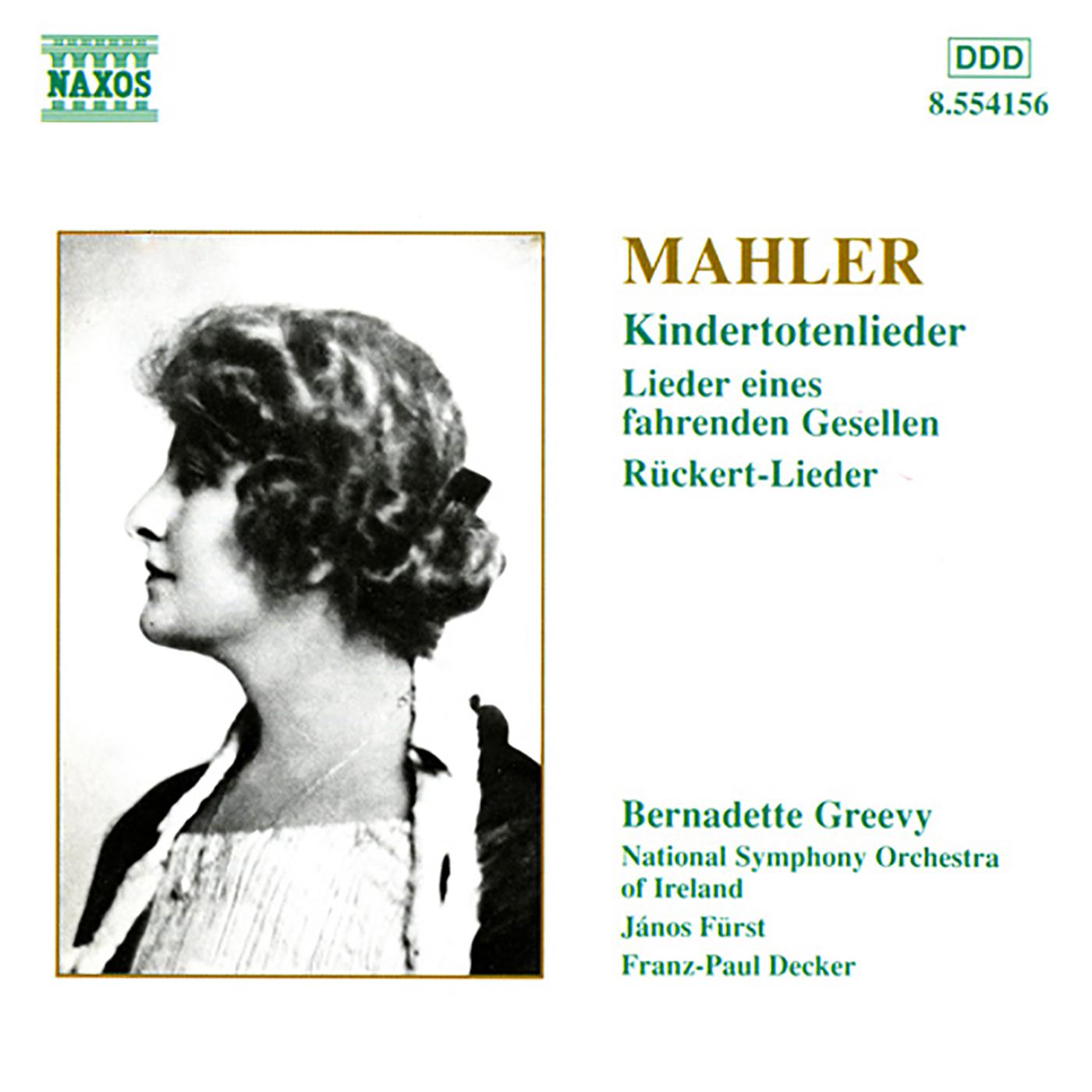 Bernadette Greevy - Rückert-Lieder (version for voice and orchestra): No. 3. Ich bin der Welt abhanden gekommen