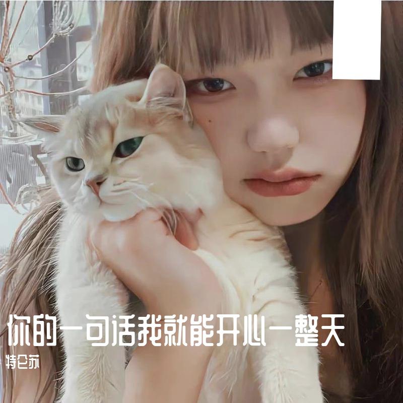 你的一句话我就能开心一整天