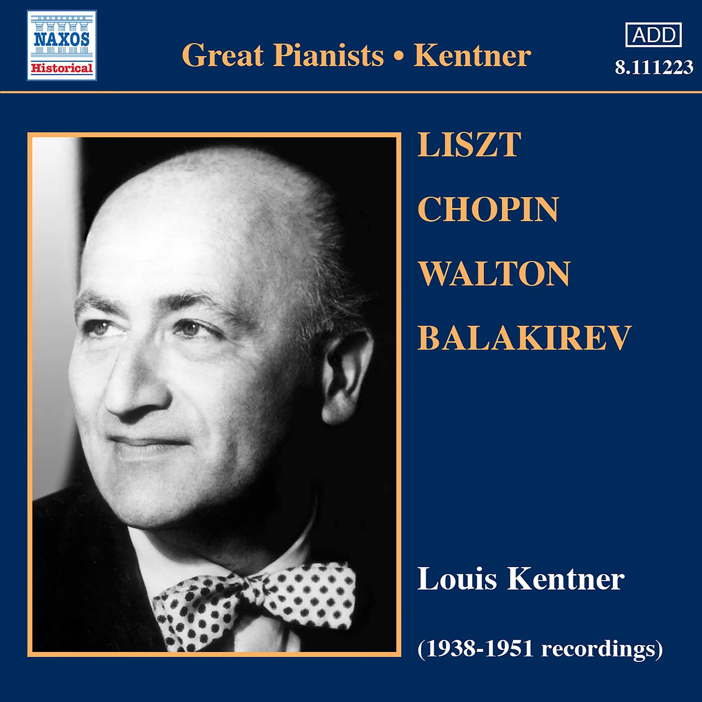 BALAKIREV: Piano Sonata / LISZT: Apres une lecture du Dante (Kentner) (1938-1951)