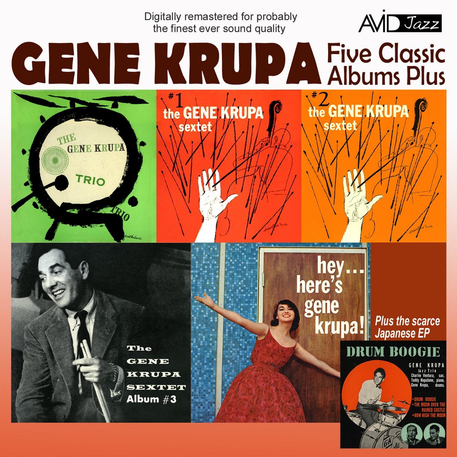 Five Classic Albums Plus (The Gene Krupa Sextet #1 / #2 / #3 / Hey Here's Gene Krupa / The Gene Krupa Trio Collates) [Remastered]