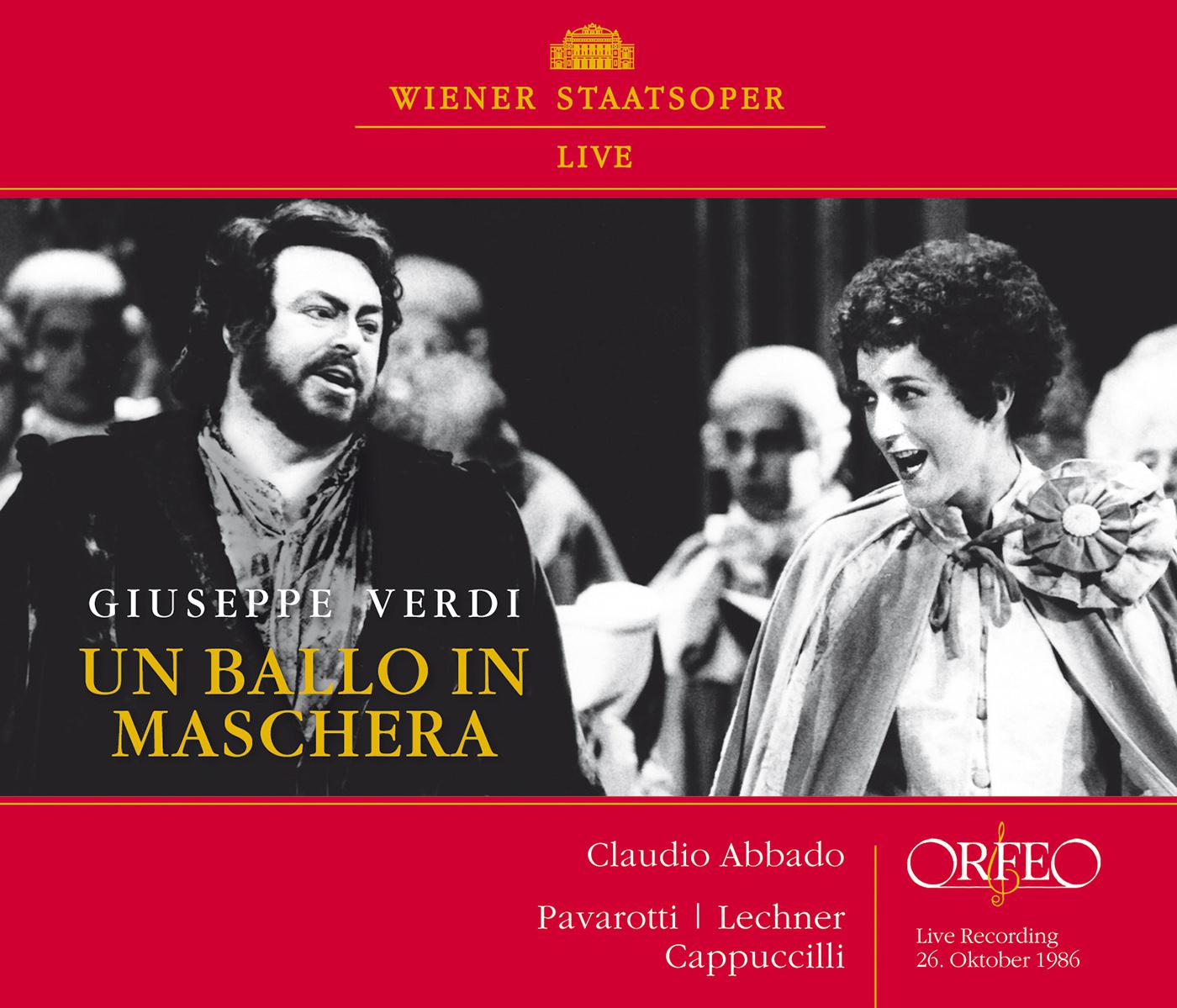 VERDI, G.: Ballo in maschera (Un) [Opera] (Pavarotti, Cappuccilli, G. Lechner, Schemtschuk, Nádor, V专辑