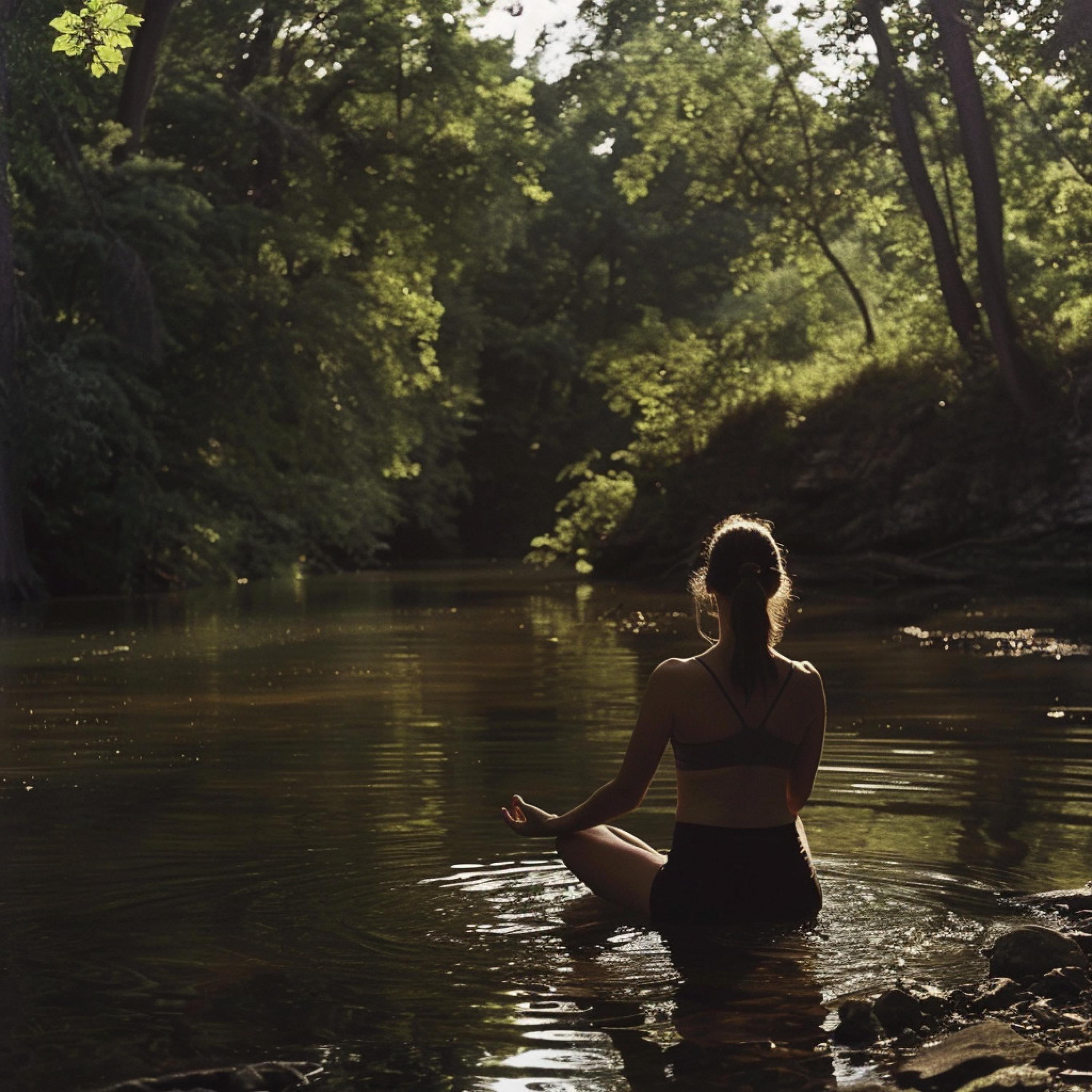 Meditación Naturaleza Ruido - Meditación En La Corriente Serpenteante