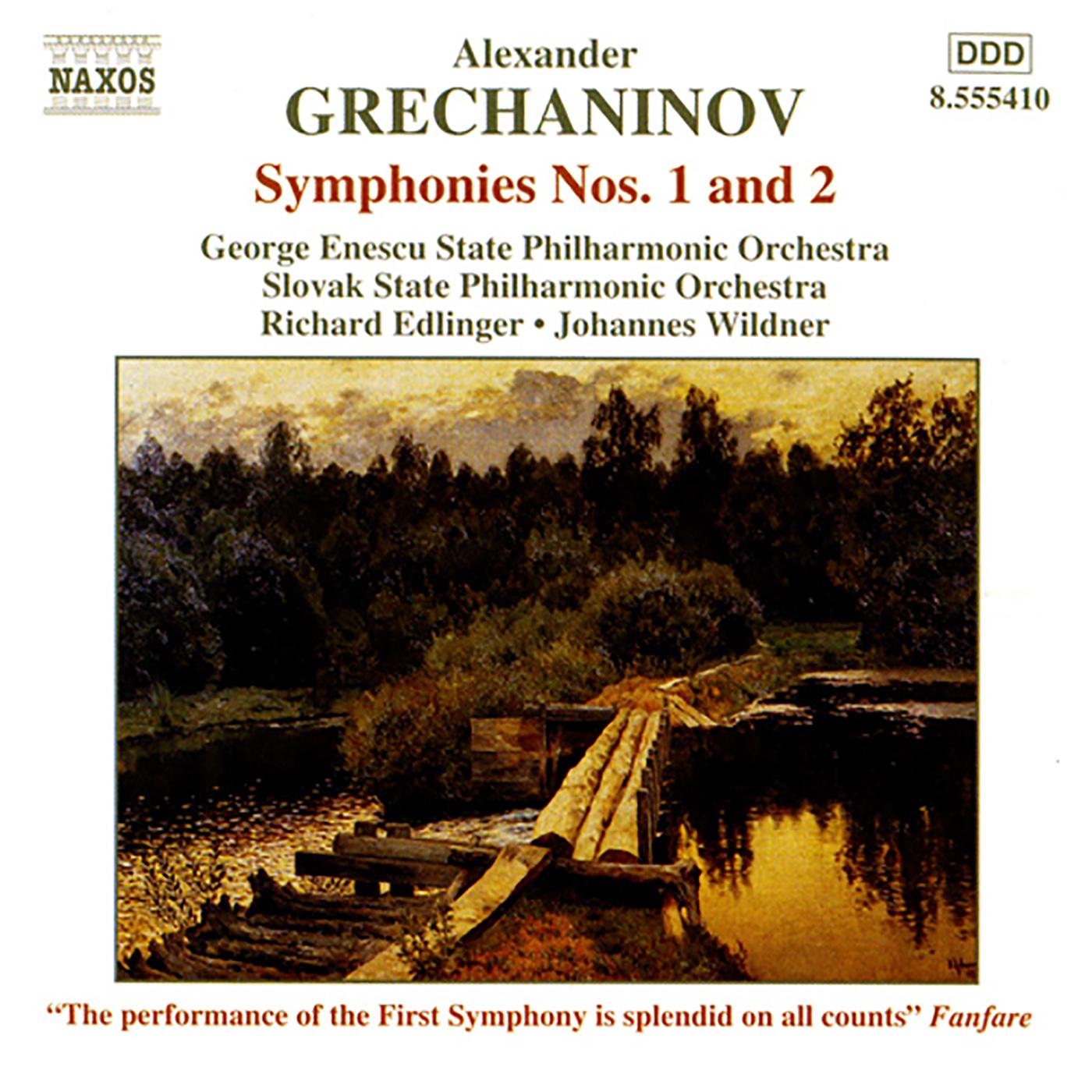 GRECHANINOV: Symphonies Nos. 1 and 2