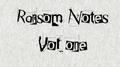 Ransom Notes Vol.1专辑