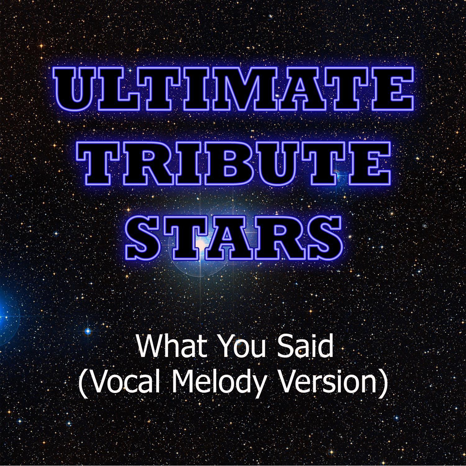 Sophia - What You Said (Vocal Melody Version)专辑