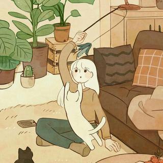 假期宅家听歌，撸撸猫也很幸福