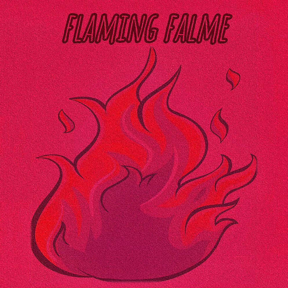 Flaming falme