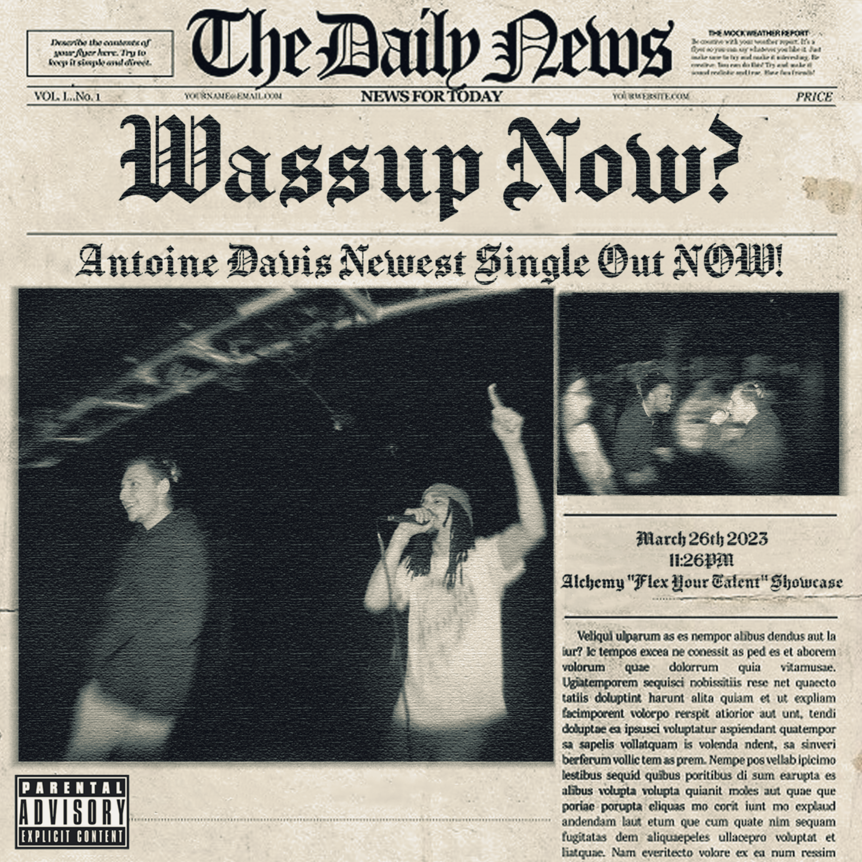 Antoine Davis - WASSUP NOW?