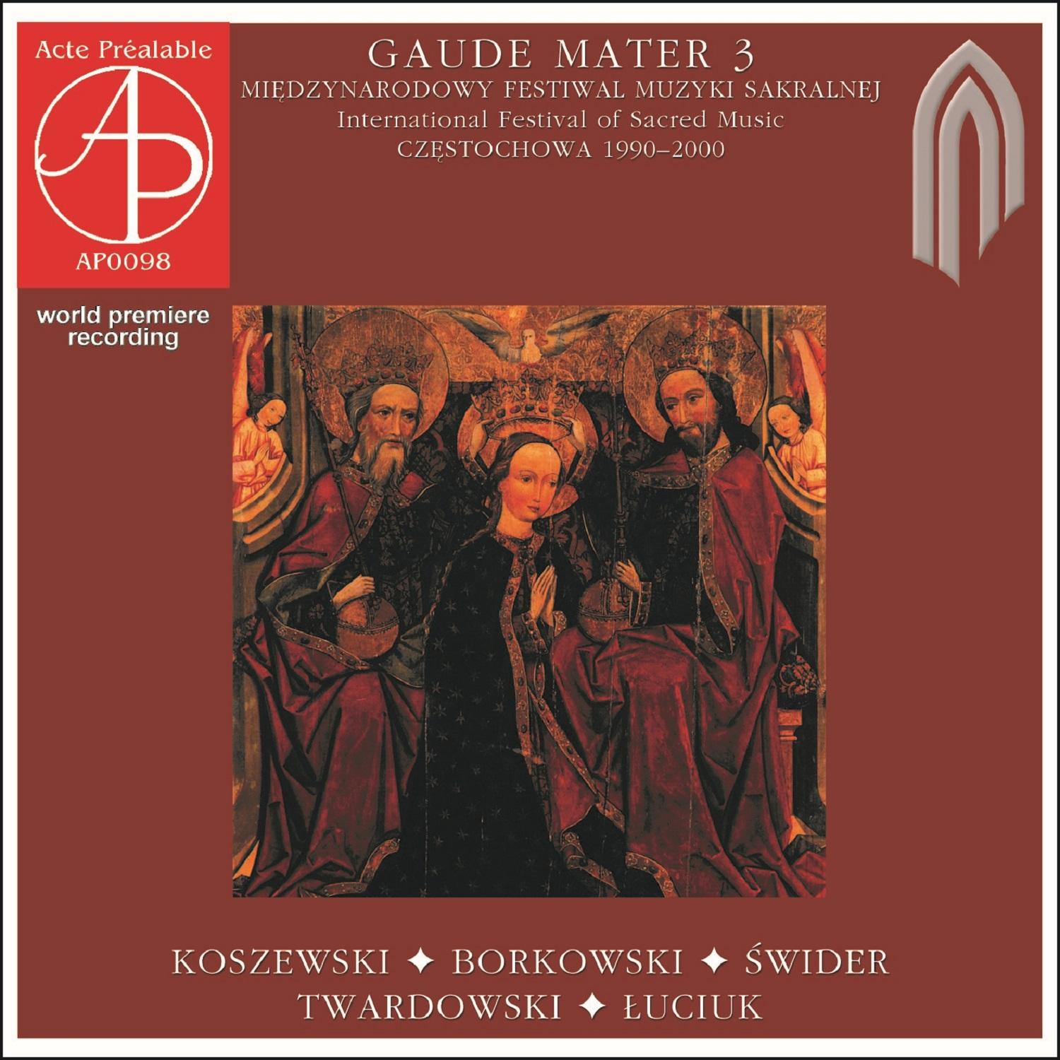 Missa Gaude Mater for mixed choir a cappella:No. 3, Sanctus