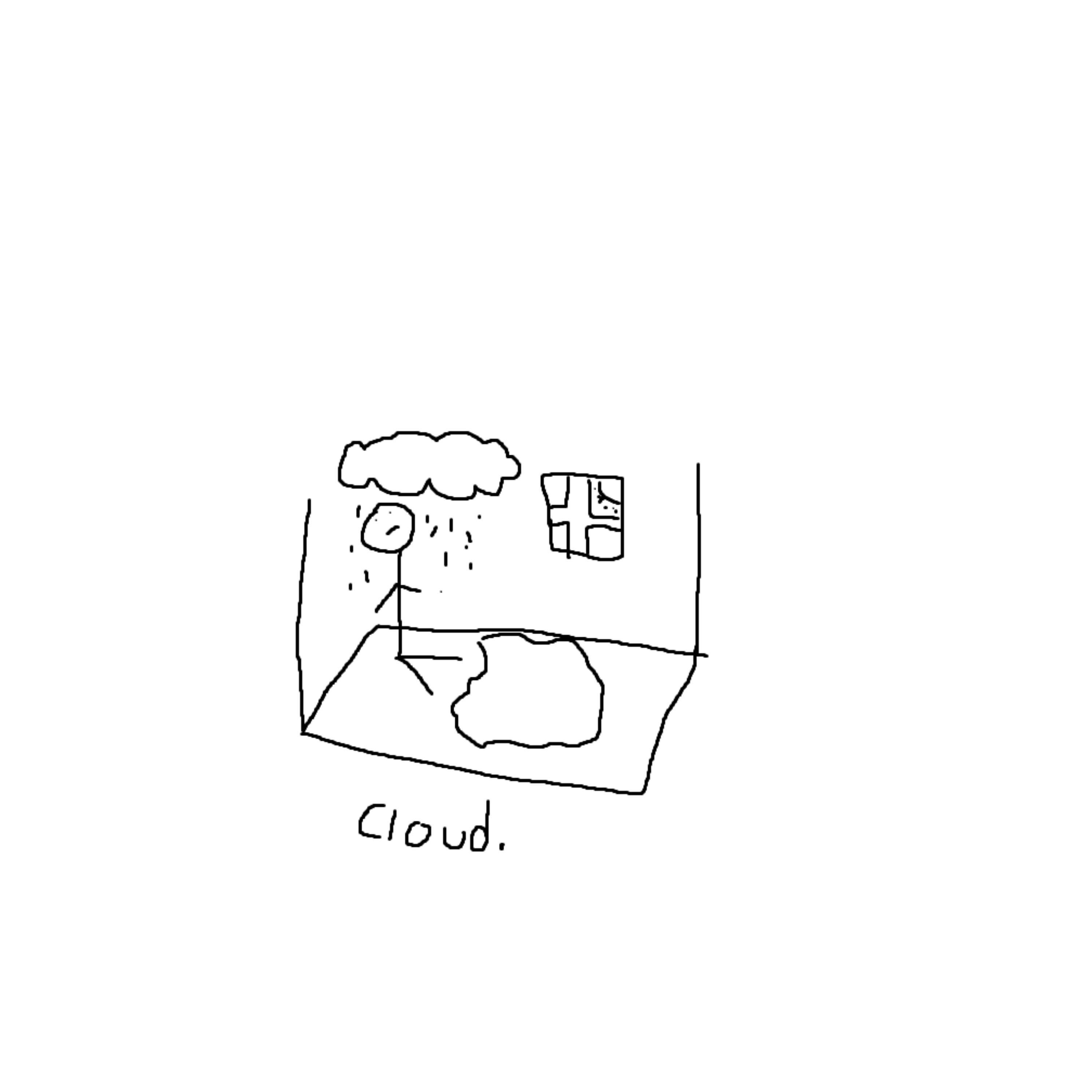 Enoc - Laying on a cloud.
