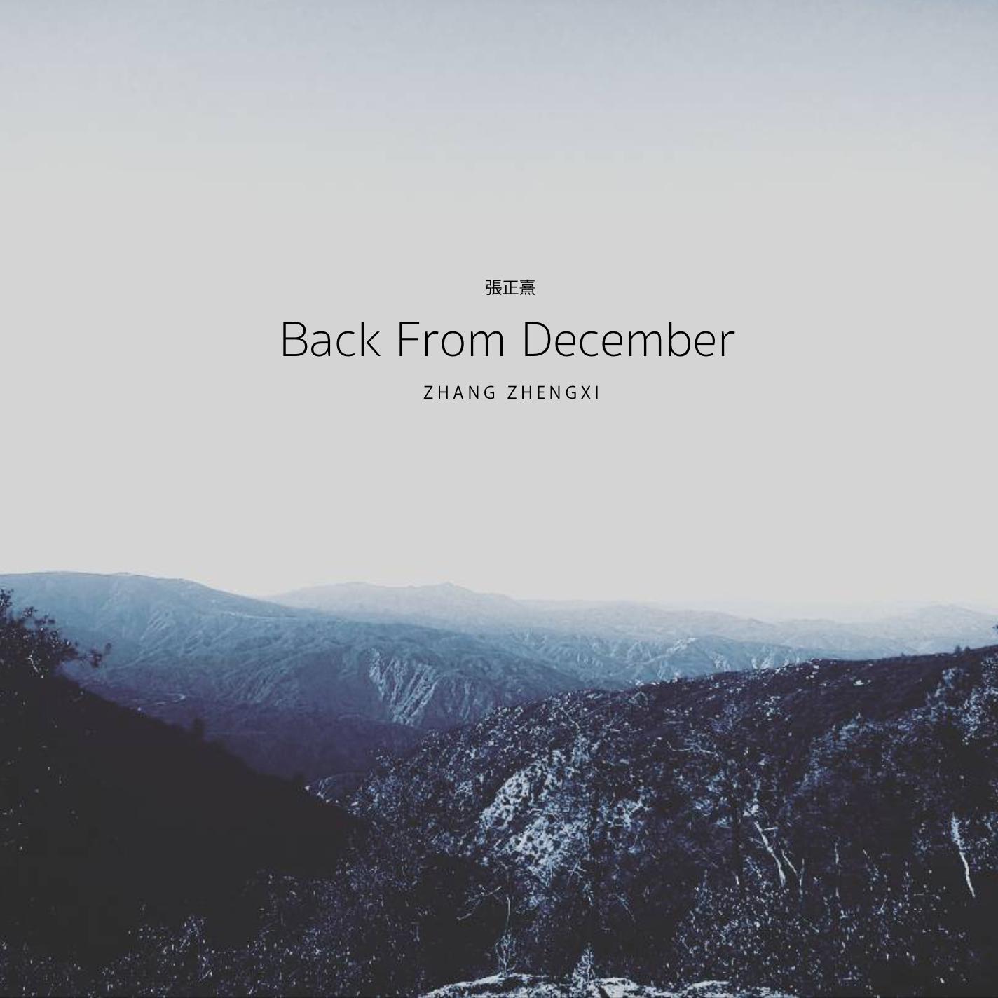 Back From December (Soundtracks)专辑