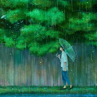 我在雨中遇见一个他……