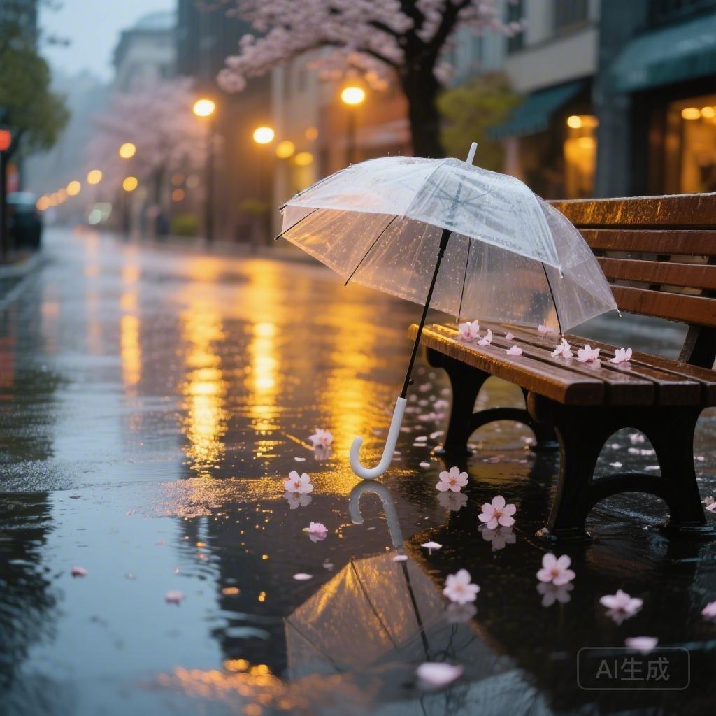 等雨落完