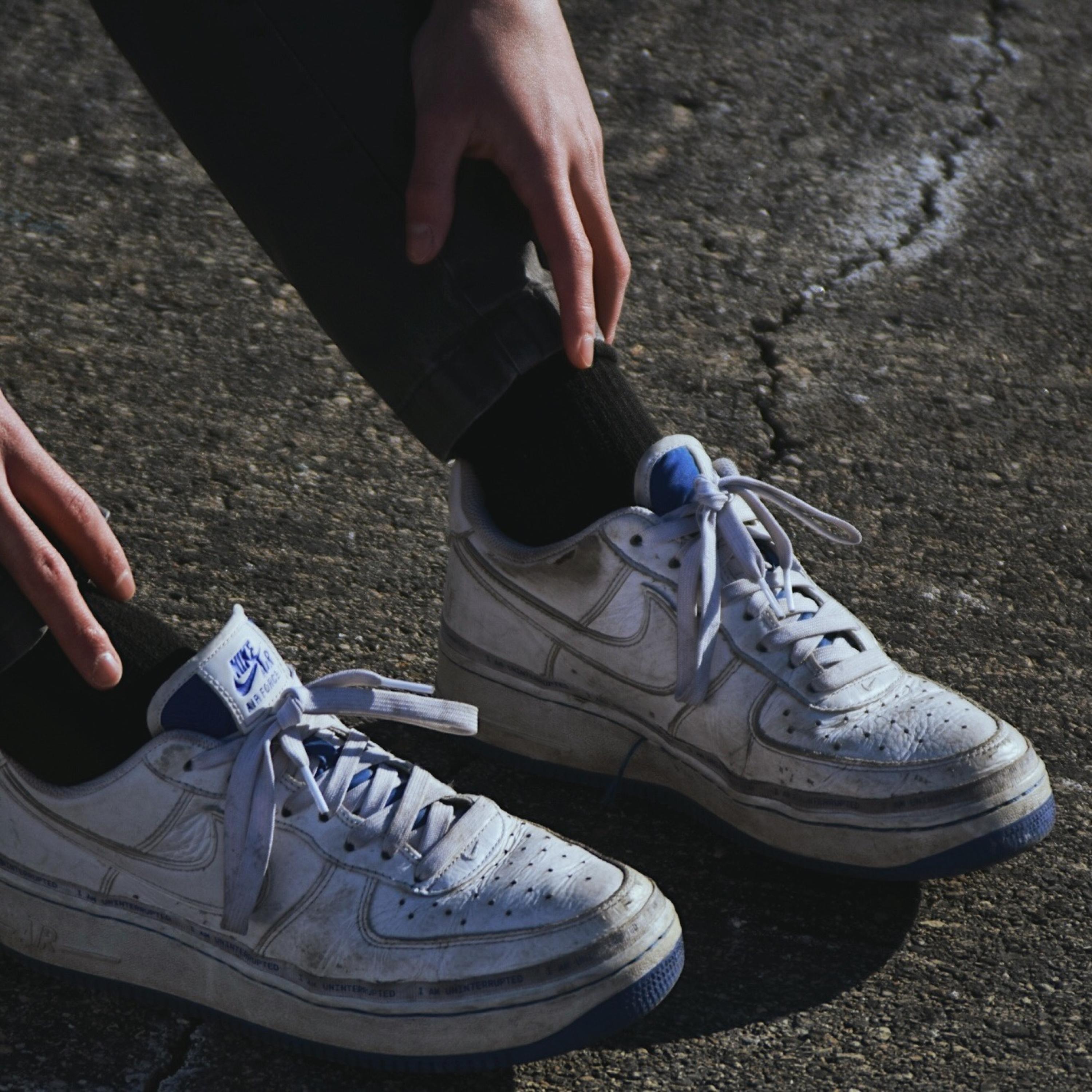 nikes on